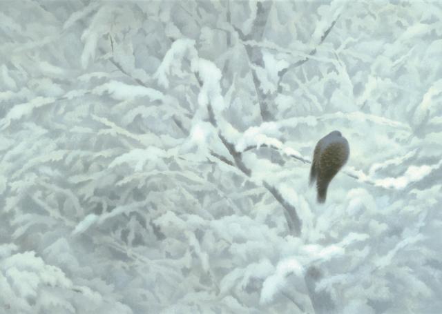 画像: 《白い朝》東山魁夷 1980年 額装、紙本彩色 147.0x205.0cm 東京国立近代美術館蔵
