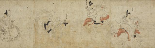 画像: 国宝《随身庭騎絵巻(部分)》 鎌倉時代・13世紀 東京・大倉集古館所蔵 展示期間:11/6〜12/9