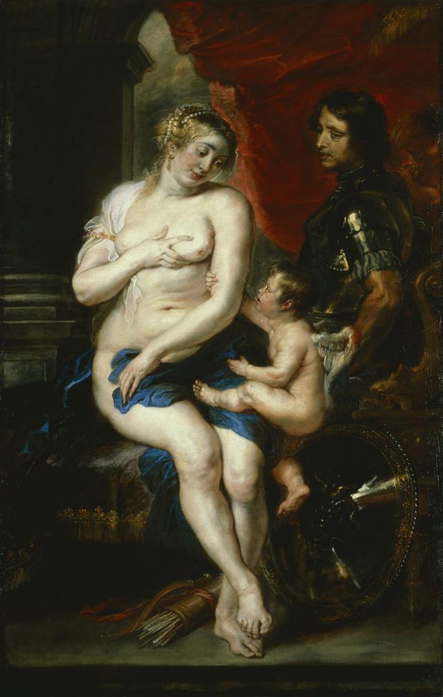 画像: 《ヴィーナス、マルスとキューピッド》 ペーテル・パウル・ルーベンス 1630年代初めから半ば 油彩/カンヴァス ロンドン、ダリッジ絵画館 Lent by Dulwich Picture Gallery, London.