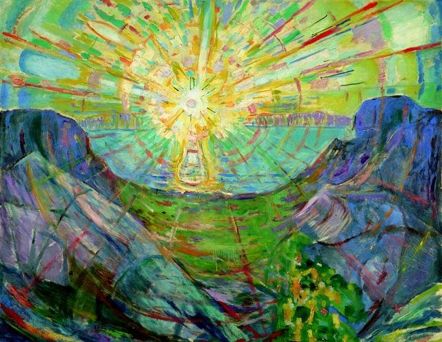 画像: エドヴァルド・ムンク《太陽》1910-13年 油彩、カンヴァス 163×205.5cm .