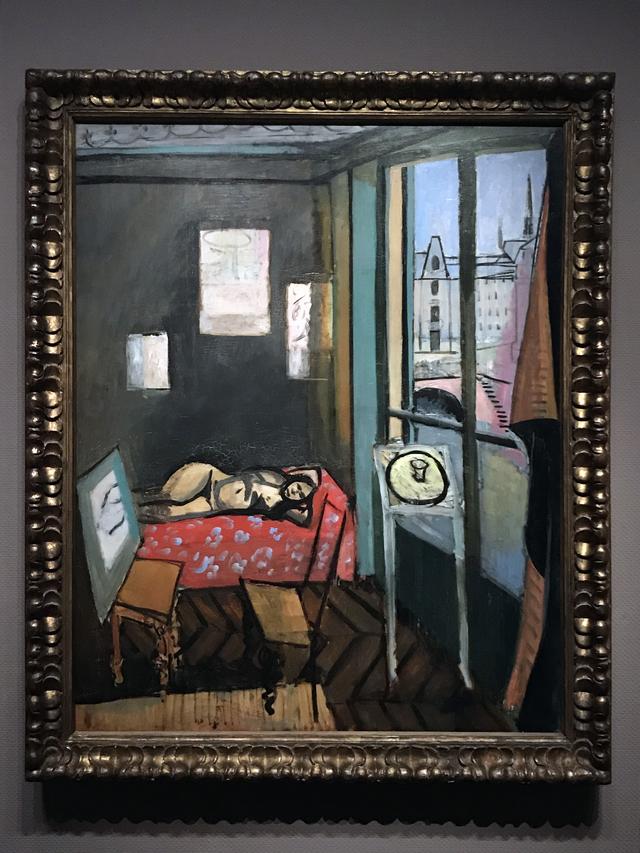 画像: 展示風景:アンリ・マティス《サン=ミシェル河岸のアトリエ》1916 年油彩/カンヴァス フィリップス・コレクション蔵 photo©cinefil