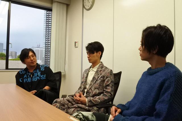 画像: 左より西田大輔監督、出演の松田凌さん・玉城裕規さん