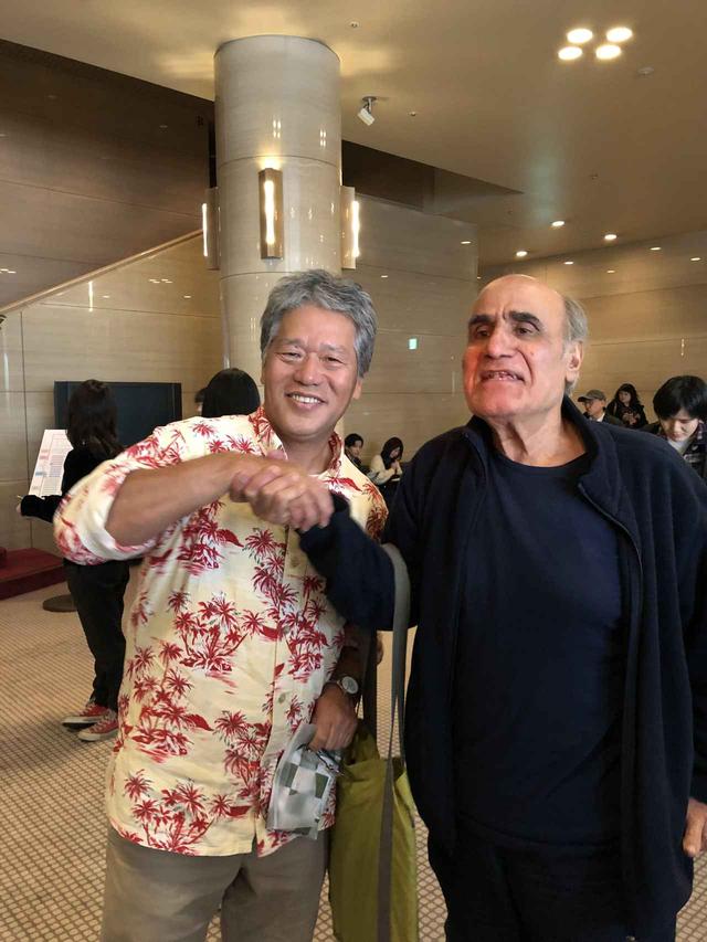 画像: 中江監督とアミール・ナデリ監督「