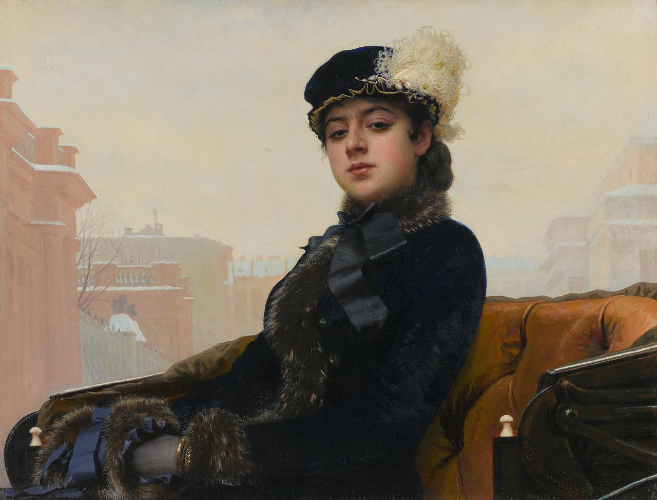 画像: イワン・クラムスコイ 《忘れえぬ女(ひと)》 1883年 油彩・キャンヴァス © The State Tretyakov Gallery
