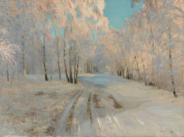 画像: ワシーリー・バクシェーエフ 《樹氷》1900年 油彩・キャンヴァス © The State Tretyakov Gallery