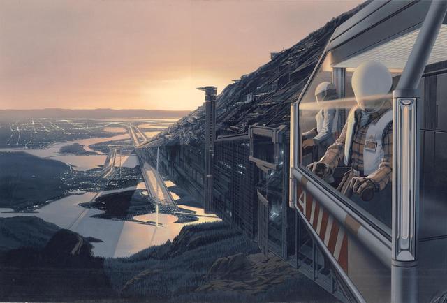 画像: City On The Magabeam © Syd Mead, Inc