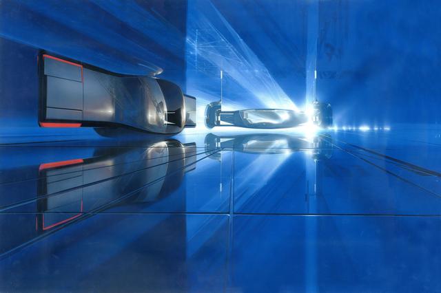 画像: Mobilage Arrival (OBLAGON Cover) © Syd Mead, Inc