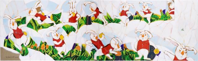 画像: 山本容子 「Hop, Step, Hop, Step」© Yoko Yamamoto