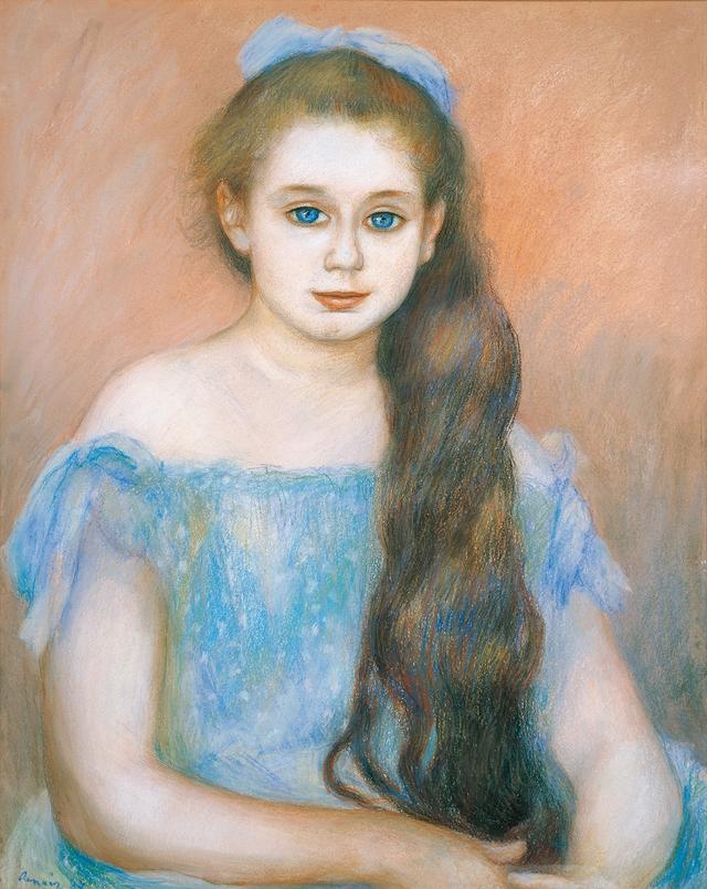 画像: ピエール=オーギュスト・ルノワール《シュザンヌ・アダン嬢の肖像》 1887年 パステル/紙 吉野石膏コレクション