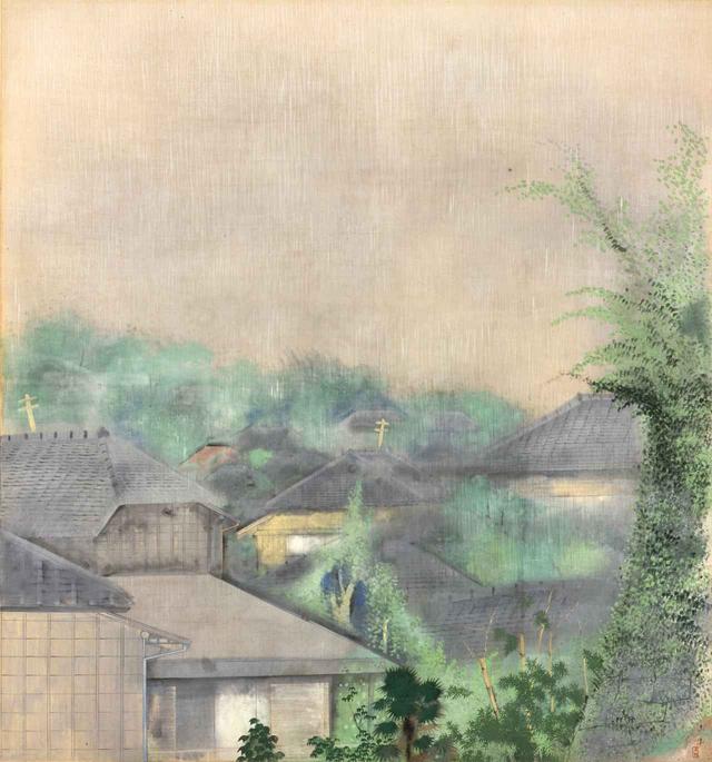画像: 奥村土牛《雨趣》1928(昭和3)年 絹本・彩色 山種美術館 39 歳作