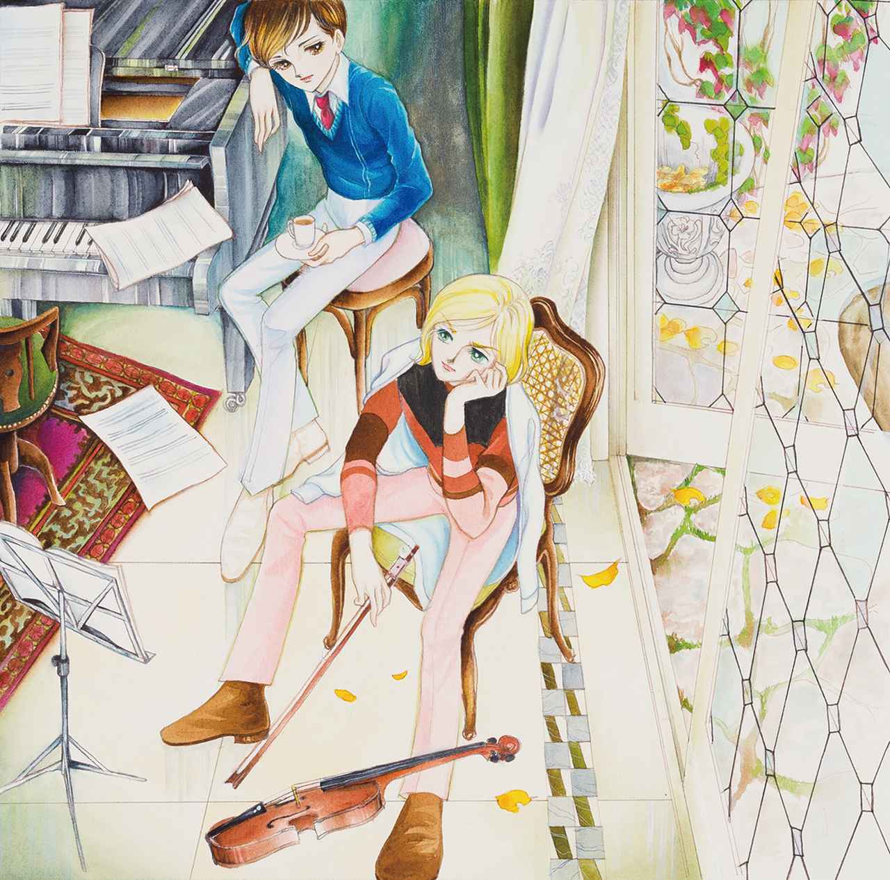 画像: 『変奏曲シリーズ』より「秋の午後・ノクターン」©️竹宮惠子