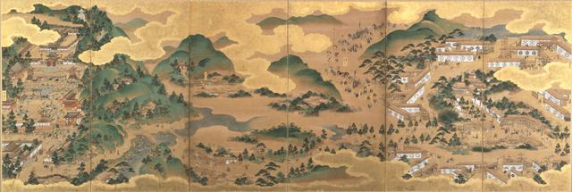 画像: 「日光東照社参詣図屏風」 江戸時代前期 <5月28日(火)~6月16日(日)は複製を展示> 東京都江戸東京博物館蔵