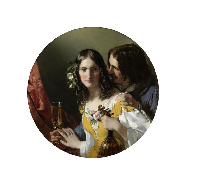 画像: フリードリヒ・フォン・アメリング《3つの最も嬉しいもの》1838年 油彩/カンヴァス 80×80 cm ウィーン・ミュージアム蔵 ©Wien Museum / Foto Peter Kainz
