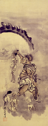 画像2: 《閻魔庁図》明治12(1879)年以降 熊本県立美術館 *後期展示