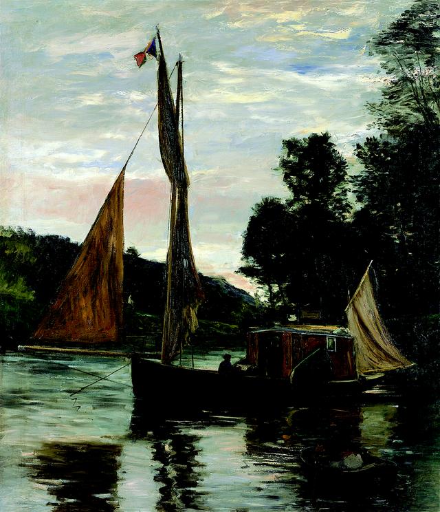 画像: シャルル=フランソワ・ドービニー《ボッタン号》 1869年頃 油彩/カンヴァス 171.5×147cm フランス、個人蔵 ©Archives Musées de Pontoise