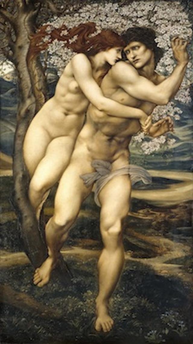 画像: エドワード・バーン=ジョーンズ《赦しの樹》1881-82年、油彩/カンヴァス、186×111 cm、リヴァプール国立美術館、レディ・リーヴァー・アート・ギャラリー ©National Museums Liverpool, Lady Lever Art Gallery