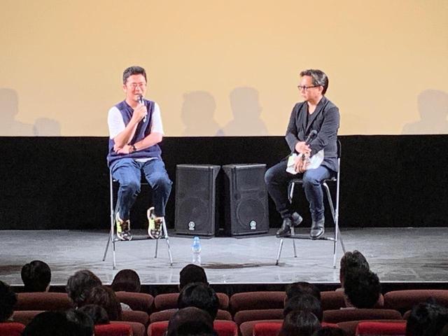 画像: 左より中野量太監督、松崎健夫さん(映画評論家)