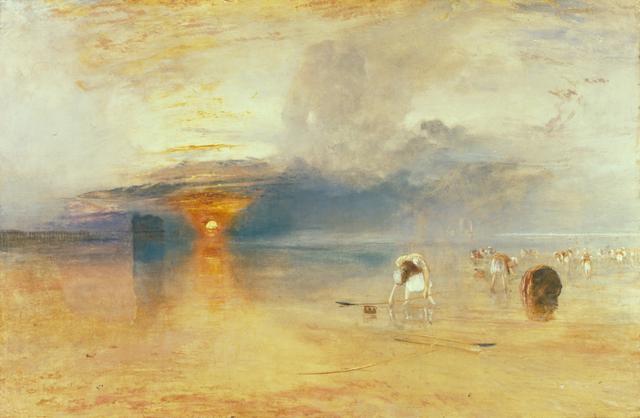 画像: ジョゼフ・マラード・ウィリアム・ターナー《カレの砂浜−引き潮時の餌採り》1830 年 油彩/カンヴァス ベリ美術館 ©Bury Art Museum, Greater Manchester, UK
