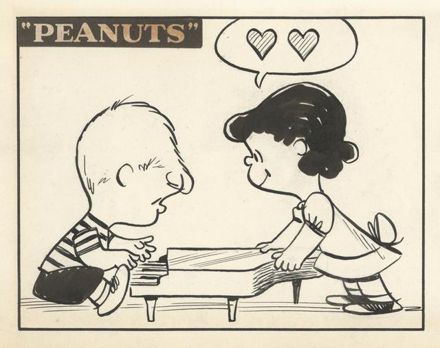 画像: 「ピーナッツ」原画(部分)1953年5月30日 © Peanuts Worldwide LLC