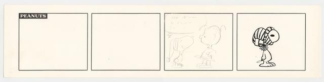 画像: 「ピーナッツ」描きかけのスケッチ 1976年頃 © Peanuts Worldwide LLC