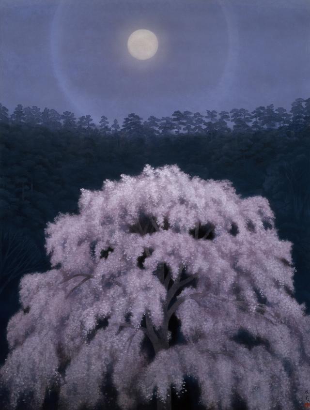 画像: 東山魁夷《京の春》(『古都』挿絵原画) 1973年|東山家蔵