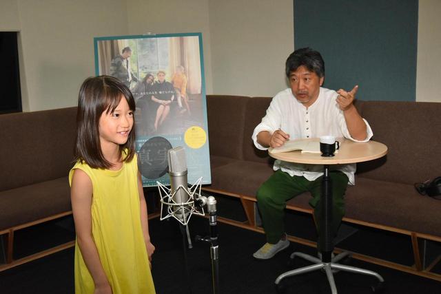 画像: 佐々木みゆちゃんと是枝監督