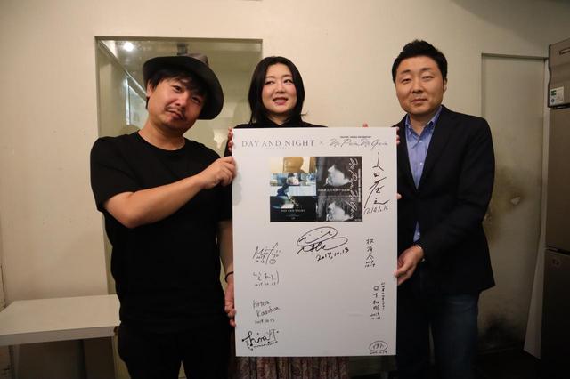 画像: 左から牧監督、灯さん、日下マネージャー