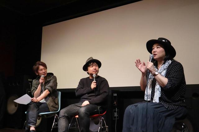 画像: 左から『デイアンドナイト』伊藤主税プロデューサー、『No Pain, No Gain』牧有太監督、灯さん(山田孝之ヘアメイク)