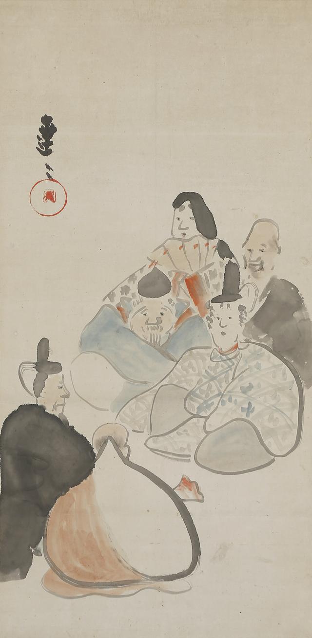 画像: 中村芳中 〈六歌仙図〉 新古美術わたなべ蔵