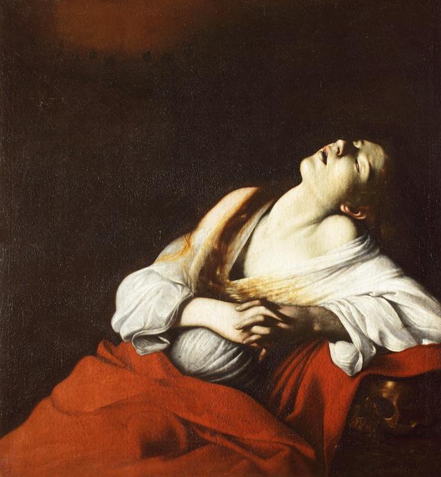 画像: ミケランジェロ・メリージ・ダ・カラヴァッジョ 《法悦のマグダラのマリア》 1606年 油彩・カンヴァス 個人蔵