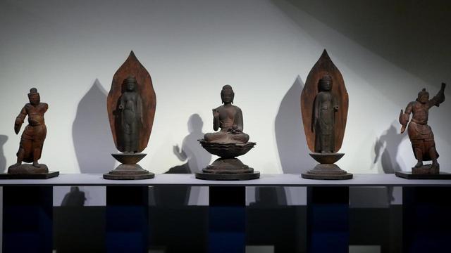 画像: 薬師如来坐像・菩薩立像・持国天立像・増長天立像 平安時代 11世紀 高知・北寺 (重要文化財)
