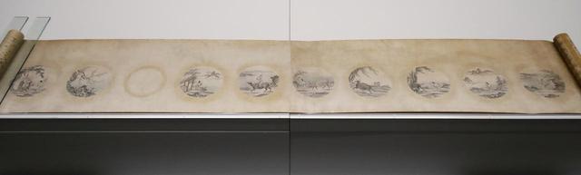 画像: 周文「十牛図」室町時代 相国寺蔵 牧童が逃げた牛を探し出し、最初は暴れる牛をなんとか手なづけ、ついにはとても仲良くなるが、牛はある日突然消えてしまう。悟りを表す空白の円相と、変わらぬ世界を表す山水の後、牧童は布袋に姿を変えて再び世間に戻る。