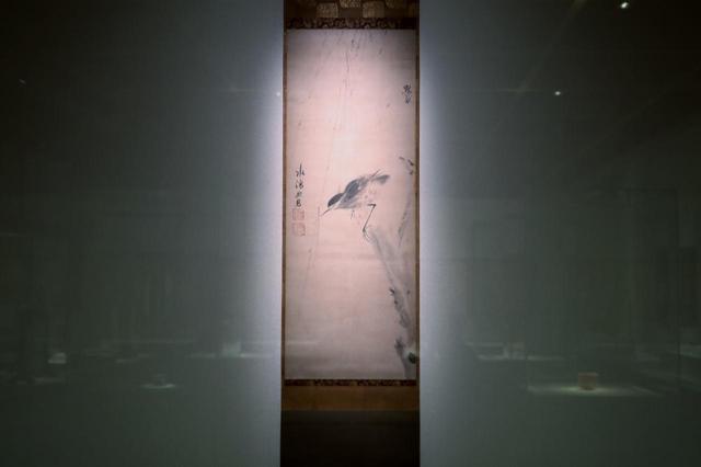 画像: 楚石梵琦・賛 黙庵霊渕・筆 「柳鷺図」元時代 14世紀 慈照寺蔵
