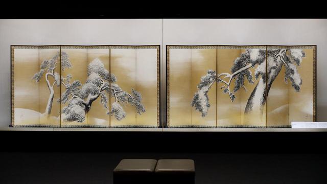 画像: 円山応挙「雪松図屏風」江戸時代18世紀 北三井家旧蔵 国宝