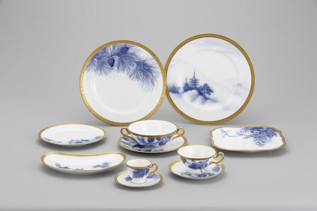 画像: 貴賓用特別食器揃(満州国皇帝溥儀を迎えるに際し製作)1935年 奈良ホテル蔵