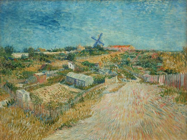 画像: フィンセント・ファン・ゴッホ《モンマルトルの家庭菜園》1887 年6-7 月 油彩・カンヴァス 97.5×129.5 ㎝ アムステルダム市立美術館 © Stedelijk Museum, Amsterdam