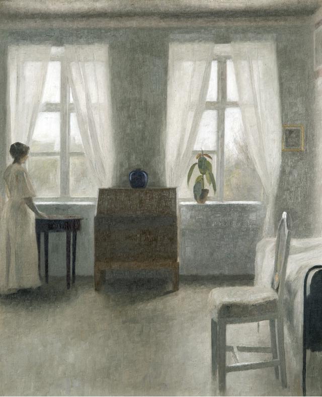 画像: ヴィルヘルム・ハマスホイ 《寝室》 1896年 ユーテボリ美術館蔵 Gothenburg Museum of Art, Sweden © Photo: Hossein Sehatlou