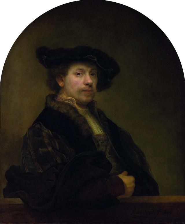 画像: レンブラント・ハルメンスゾーン・ファン・レイン 《34歳の自画像》 1640年 油彩・カンヴァス 91×75cm ©The National Gallery, London. Bought, 1861
