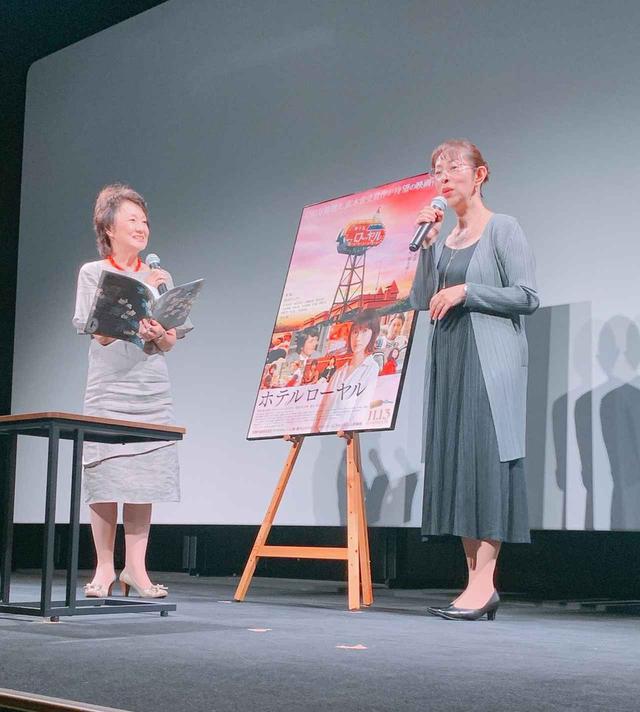 画像: 左より、MC 熊谷百合子さん、原作者 桜木紫乃さん