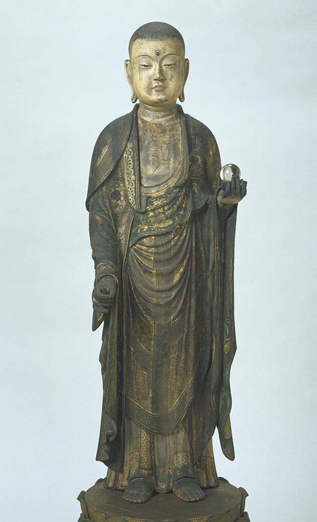 画像: 重要文化財 地蔵菩薩立像 1334(建武元)年 国立歴史民俗博物館蔵