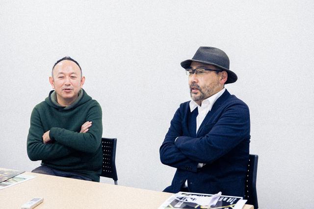 画像1: 左より脚本:足立紳、武正晴監督