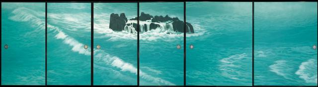 画像: 《唐招提寺御影堂障壁画 濤声》 (部分) 1975(昭和50)年 唐招提寺蔵
