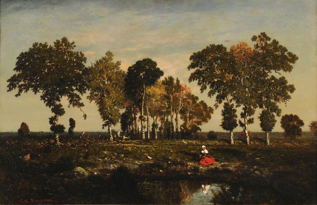 画像: テオドール・ルソー 《沼》 1842-43 年 油彩/カンヴァス Inv. 907.19.227 ランス美術館蔵 ©MBA Reims 2019/ photo: C. Devleeschauwer