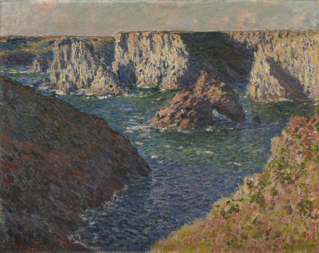 画像: クロード・モネ 《ベリールの岩礁》 1886 年 油彩/カンヴァス Inv. 907.19.191 ランス美術館蔵 ©MBA Reims 2019/ photo: C. Devleeschauwer