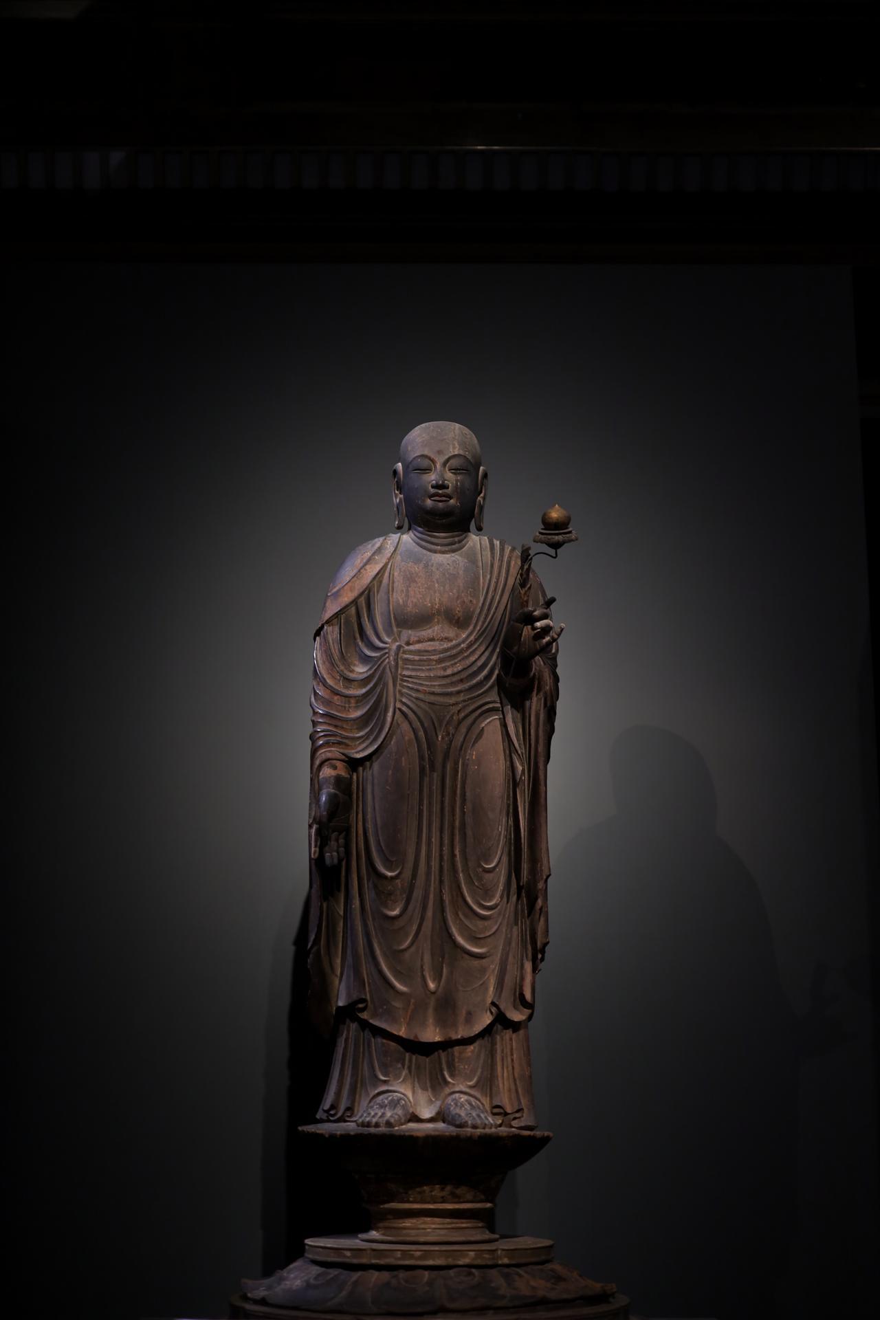 画像1: 国宝 地蔵菩薩立像 平安時代・9世紀 奈良・法隆寺蔵