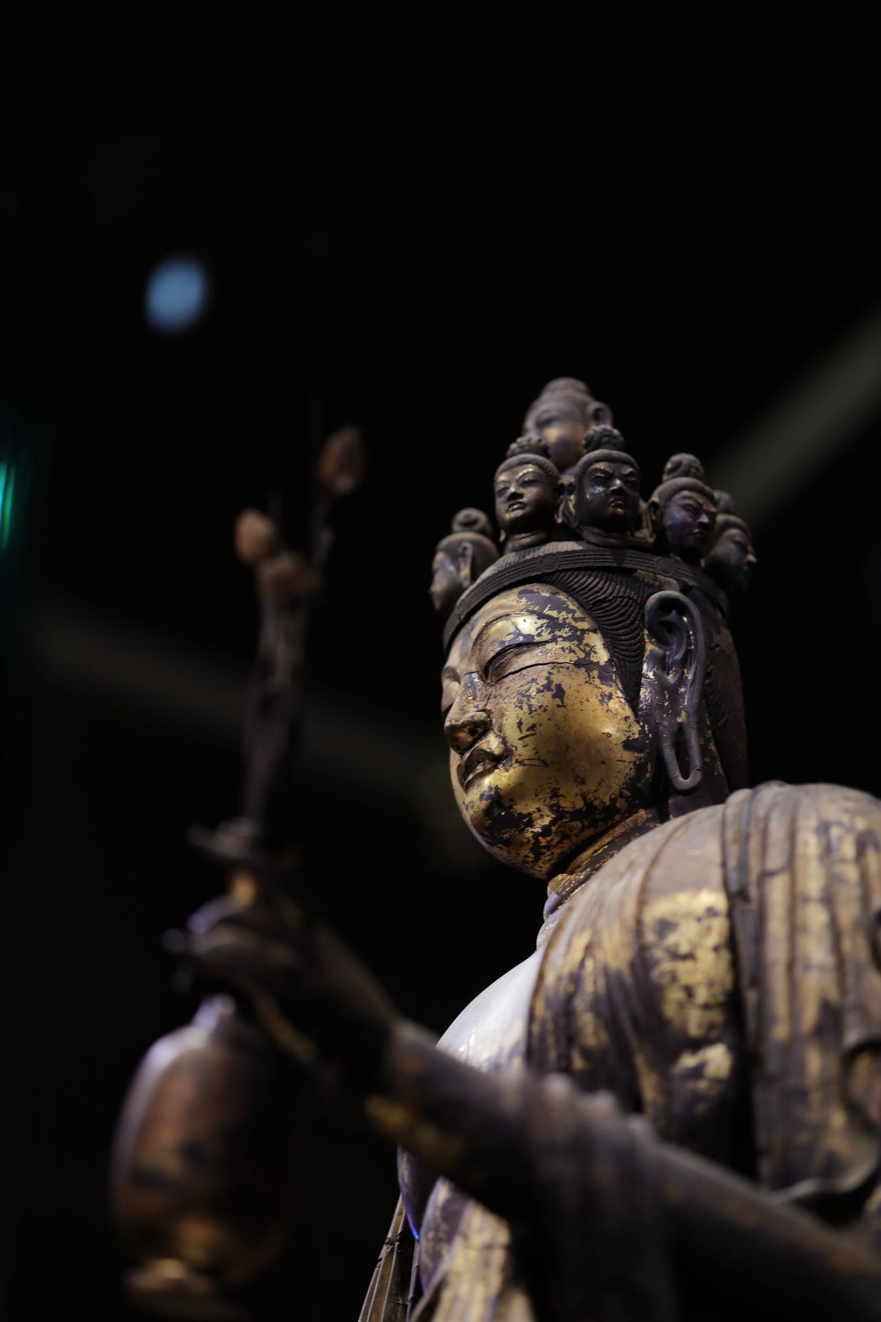画像2: 国宝 十一面観音菩薩立像 (部分) 奈良時代・8世紀 奈良・聖林寺蔵
