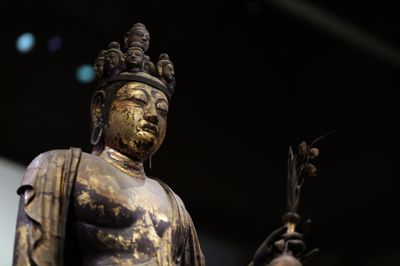 画像3: 国宝 十一面観音菩薩立像 (部分) 奈良時代・8世紀 奈良・聖林寺蔵