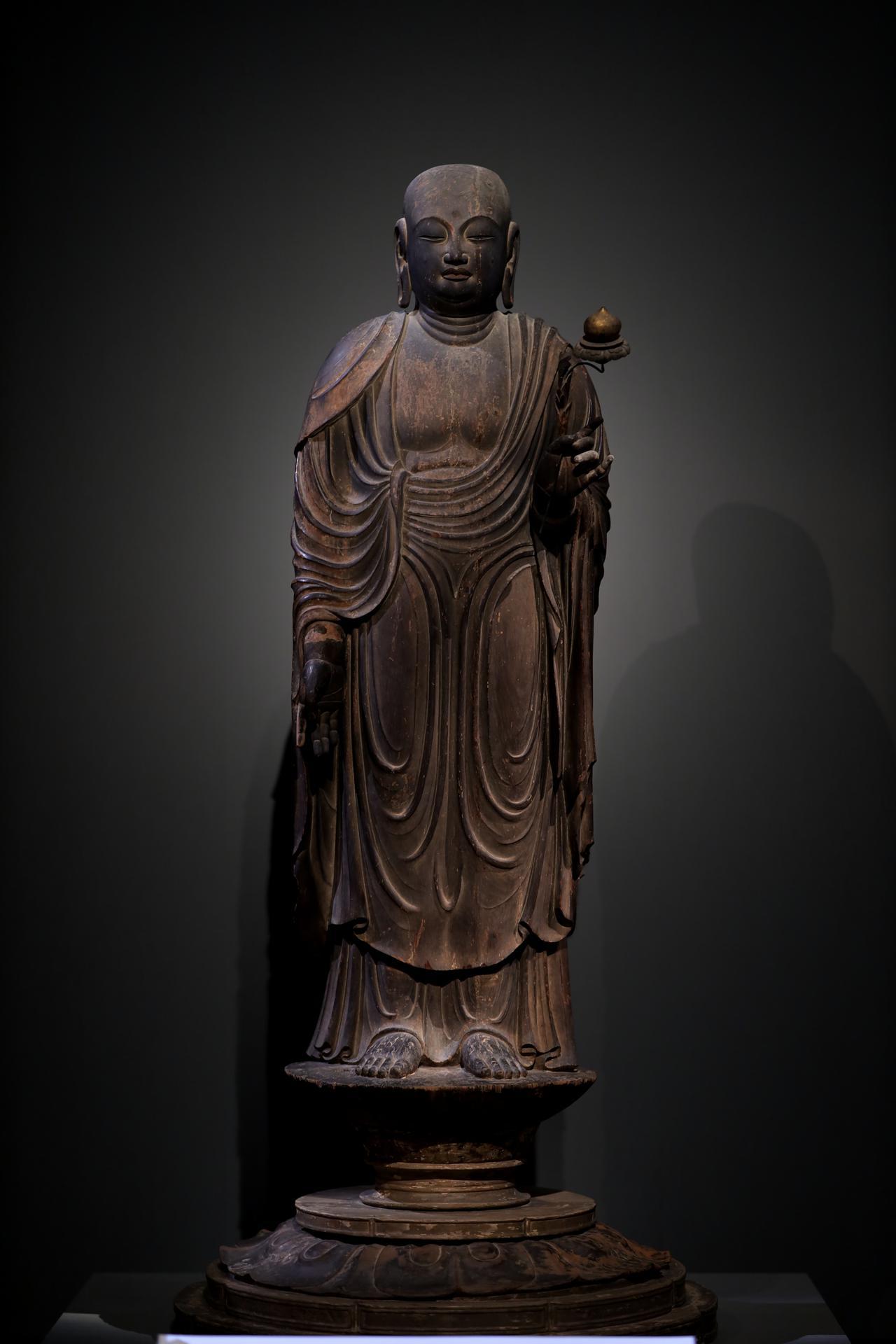 画像8: 国宝 地蔵菩薩立像 平安時代・9世紀 奈良・法隆寺蔵