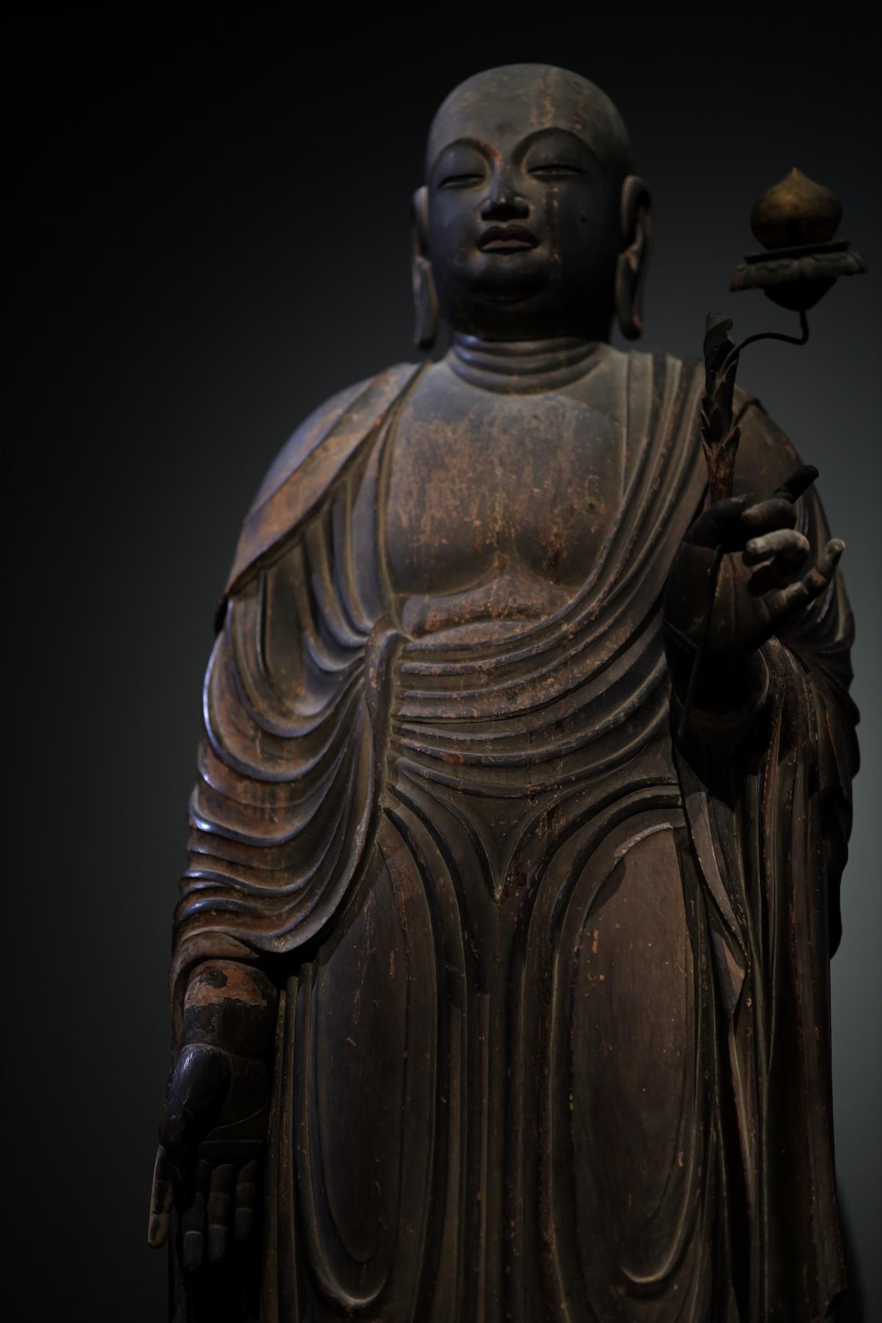 画像6: 国宝 地蔵菩薩立像 平安時代・9世紀 奈良・法隆寺蔵