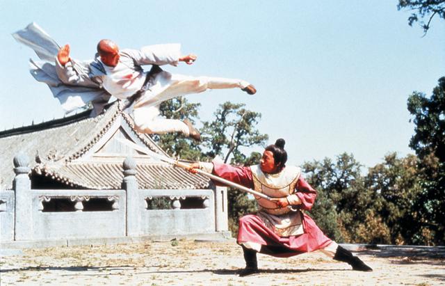 ジェット・リー　武術ポスター　扑刀 演武 リアル武術アクションが鮮明に蘇る ジェット・リー『少林寺 4Kリ